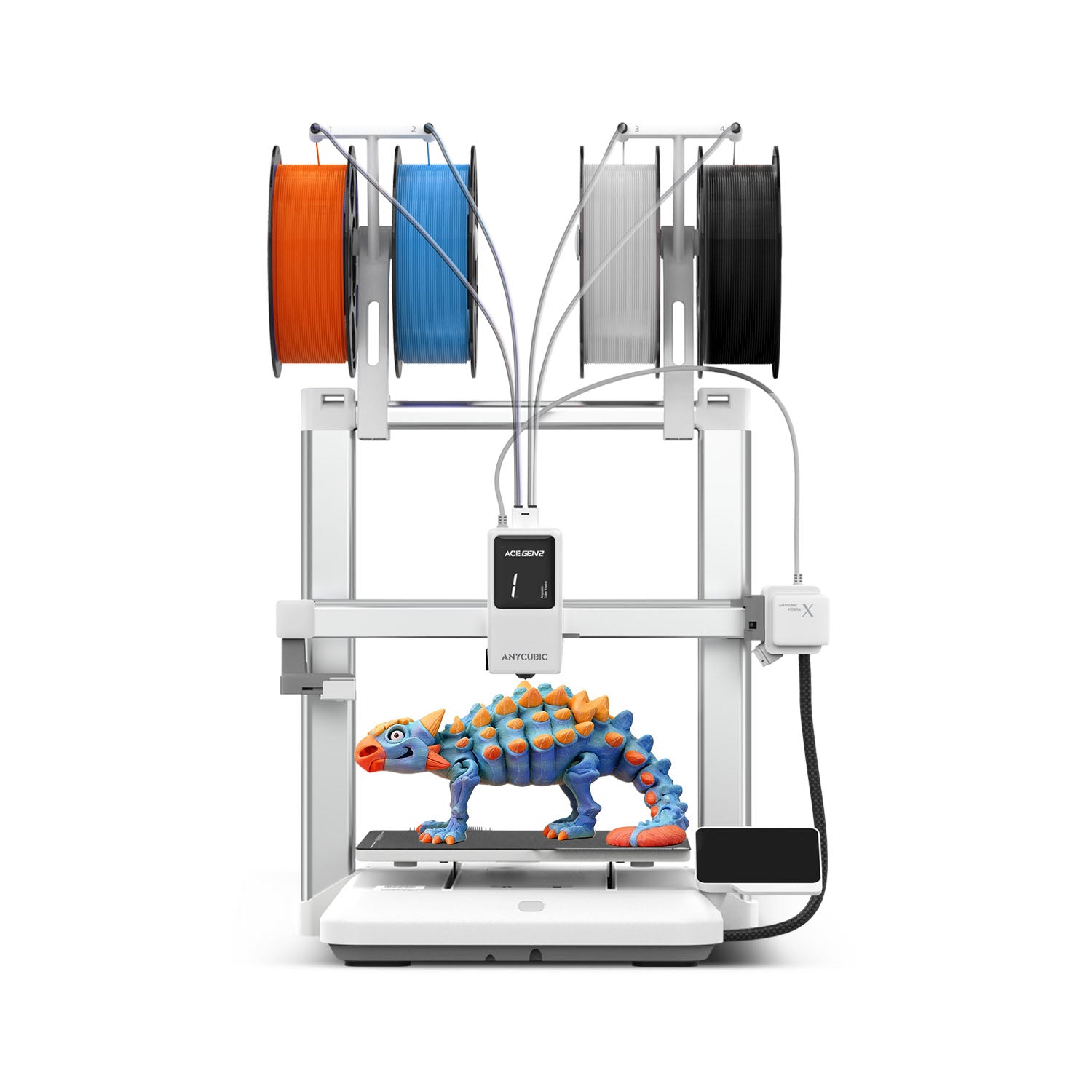 Impressora 3D Anycubic Kobra X: O máximo em impressão multicolorida