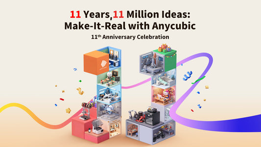Promoção do 11º Aniversário da Anycubic 2026: Datas, Prêmios e Benefícios para Inscrições Antecipadas