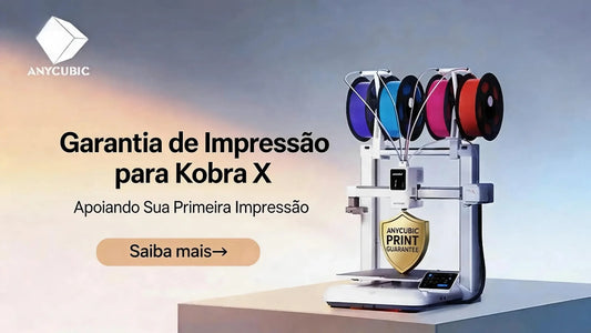Ao seu lado desde a primeira impressão — Apresentamos a Garantia de Impressão Anycubic