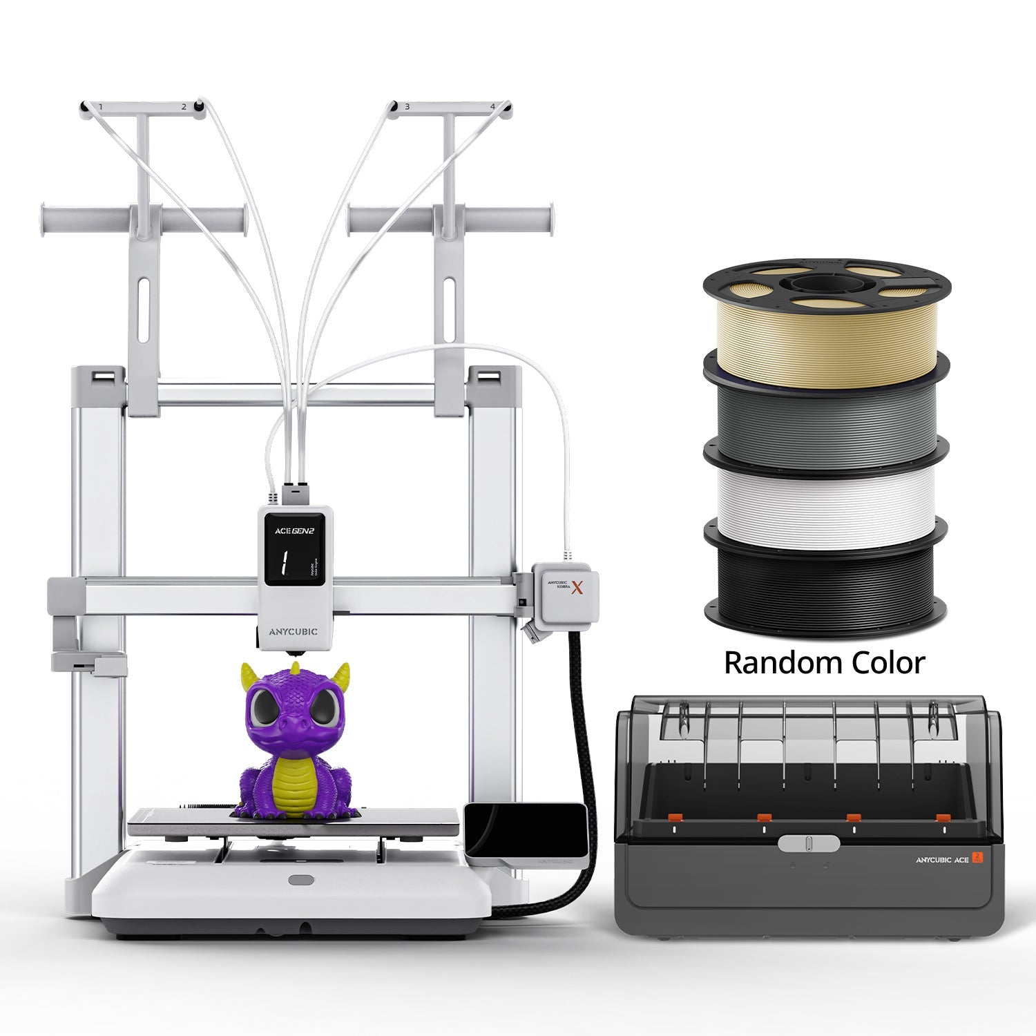 Anycubic Kobra 3Dプリンター Impressora 3D Anycubic Kobra X: O máximo em impressão multicolorida