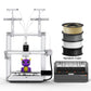 Anycubic Kobra X  Impressora 3D integrada de 4 cores, primeira camada perfeita, impressão silenciosa, impressão estável, fácil de usar para iniciantes