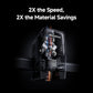 Anycubic Kobra X  Impressora 3D integrada de 4 cores, primeira camada perfeita, impressão silenciosa, impressão estável, fácil de usar para iniciantes